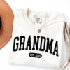 personalized grandma shirt with est year design retro announcement best grandma shirt unique gift for new grandmas wwmwg