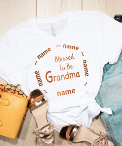 personalized grandma shirt with grandkids names custom nana tee for best grandma ever unique granny gift idea rifmx