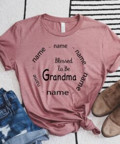 personalized grandma shirt with grandkids names custom nana tee for best grandma ever unique granny gift idea sgoyk