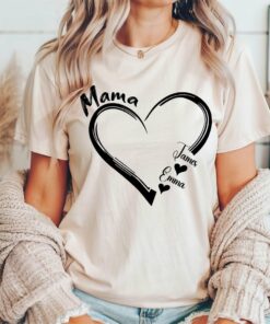 personalized grandma shirt with grandkids names custom mom t shirt for mothers day unique gift for nana bzflw