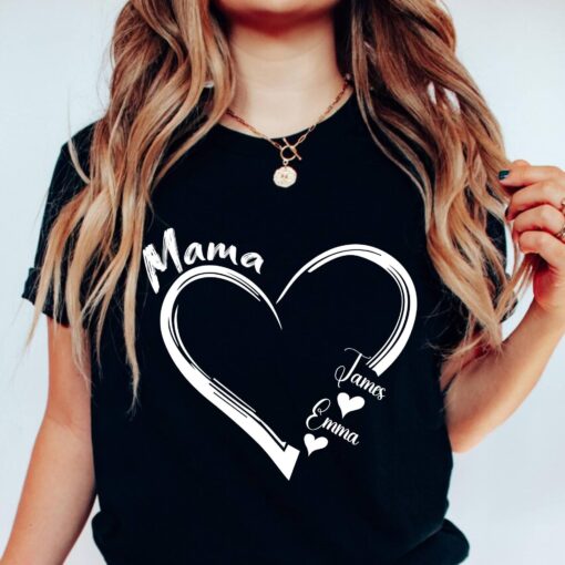 personalized grandma shirt with grandkids names custom mom t shirt for mothers day unique gift for nana fhahu
