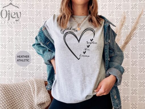 personalized grandma shirt with grandkids names for mothers day unique mimi t shirt gift for nana and grandma 4jd9p