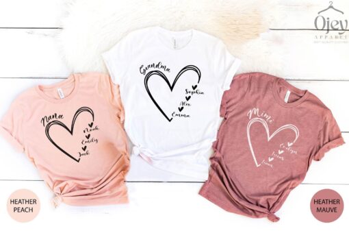 personalized grandma shirt with grandkids names for mothers day unique mimi t shirt gift for nana and grandma t0lwa