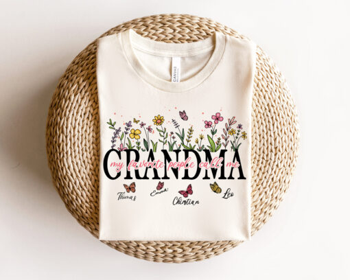 personalized grandma shirt with grandkids names my favorite people call me t shirt for nana heart design htlji scaled