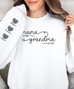 personalized grandma shirt with kids names custom mom est grandma est shirt for mothers day unique grandma gift vwjuw