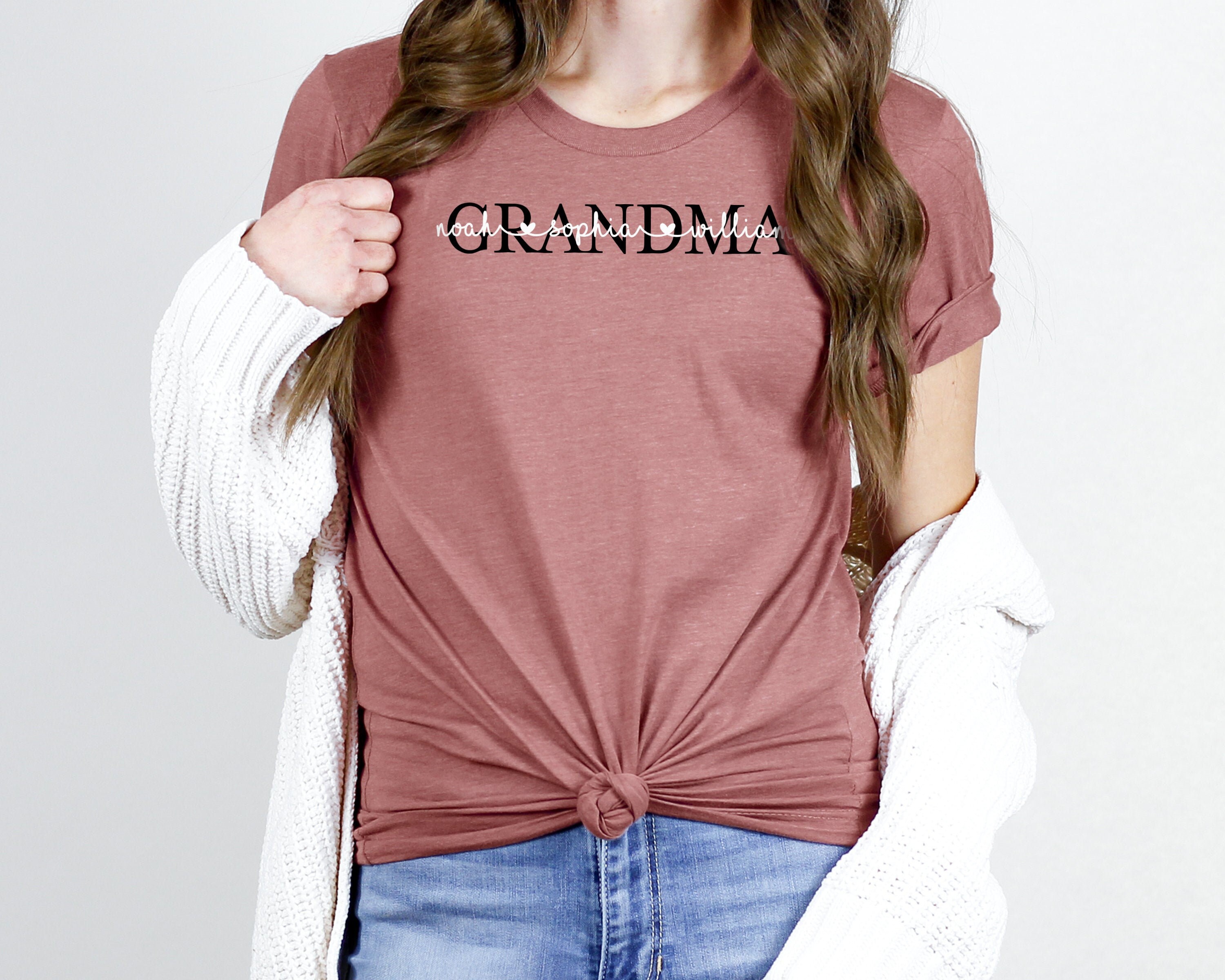 personalized grandma shirt with kids names for mothers day unique gift for grandma best grandma ever shirt fhjnz scaled