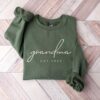 personalized grandma sweatshirt custom granny shirt best nana gift unique grandmother t shirt for new grandmothers mlp4h scaled