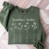 personalized grandma sweatshirt with birth month flower design custom shirt featuring kids names for mothers day gift c5z5y scaled