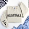 personalized grandma sweatshirt with names on sleeve custom mama shirt for mothers day gift best mom ever shirt opu3v