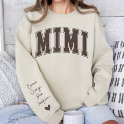 personalized grandma sweatshirt with names on sleeve unique mothers day gift custom birthday gift from grandchildren af1ab scaled