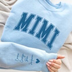 personalized grandma sweatshirt with names on sleeve unique mothers day gift custom birthday gift from grandchildren haeuu scaled