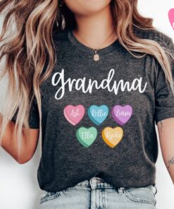 personalized grandmother valentines day shirt for grandma mimi nana with grandkid names unique mothers day gift mqt8a