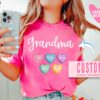 personalized grandmother valentines day shirt for grandma mimi nana with grandkid names unique mothers day gift vapke