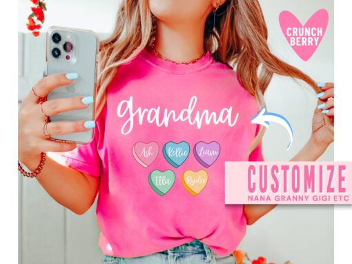 personalized grandmother valentines day shirt for grandma mimi nana with grandkid names unique mothers day gift vapke scaled