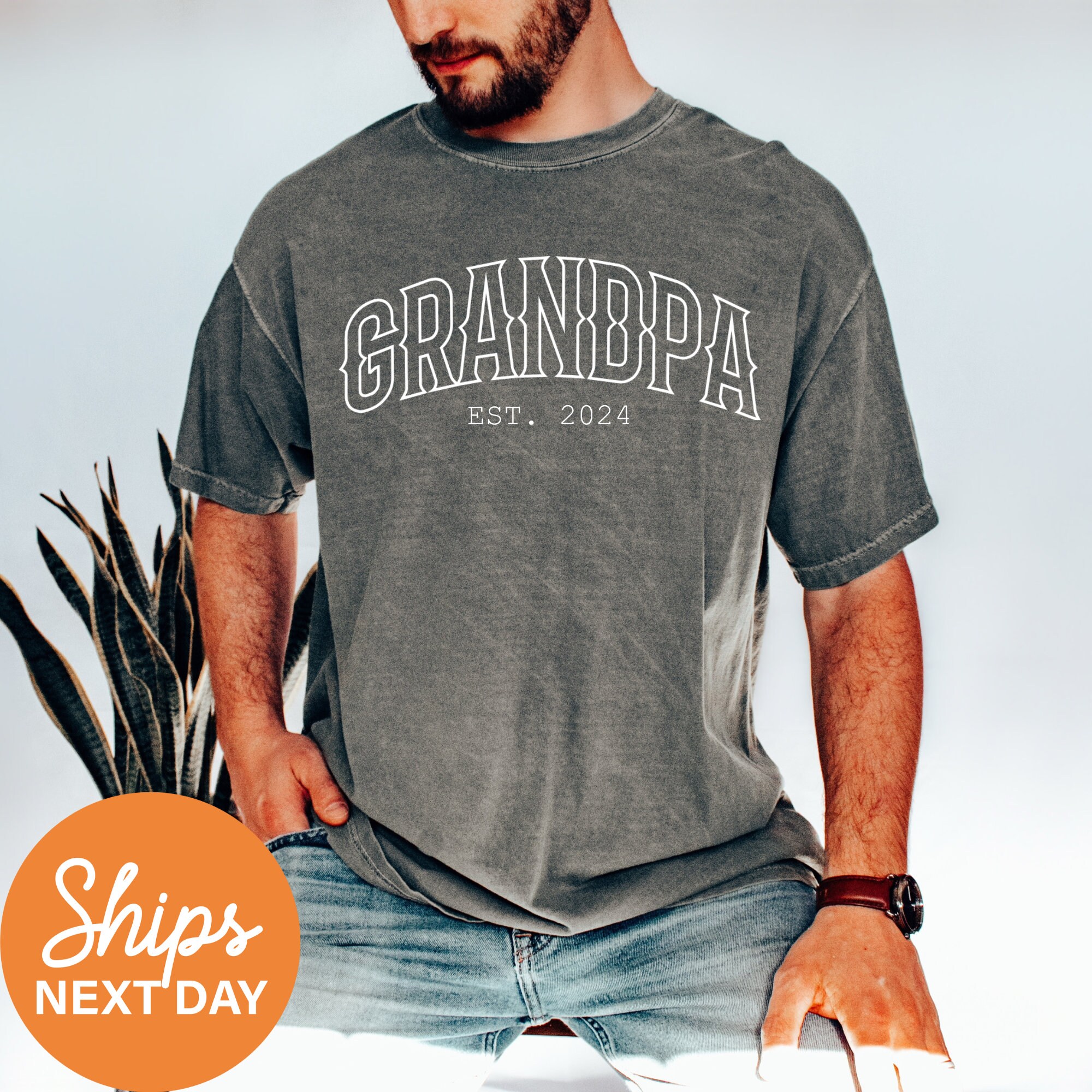 personalized grandpa shirt with est year custom dad shirt for new dads unique first time dad gift pawpaw t shirt igtqm