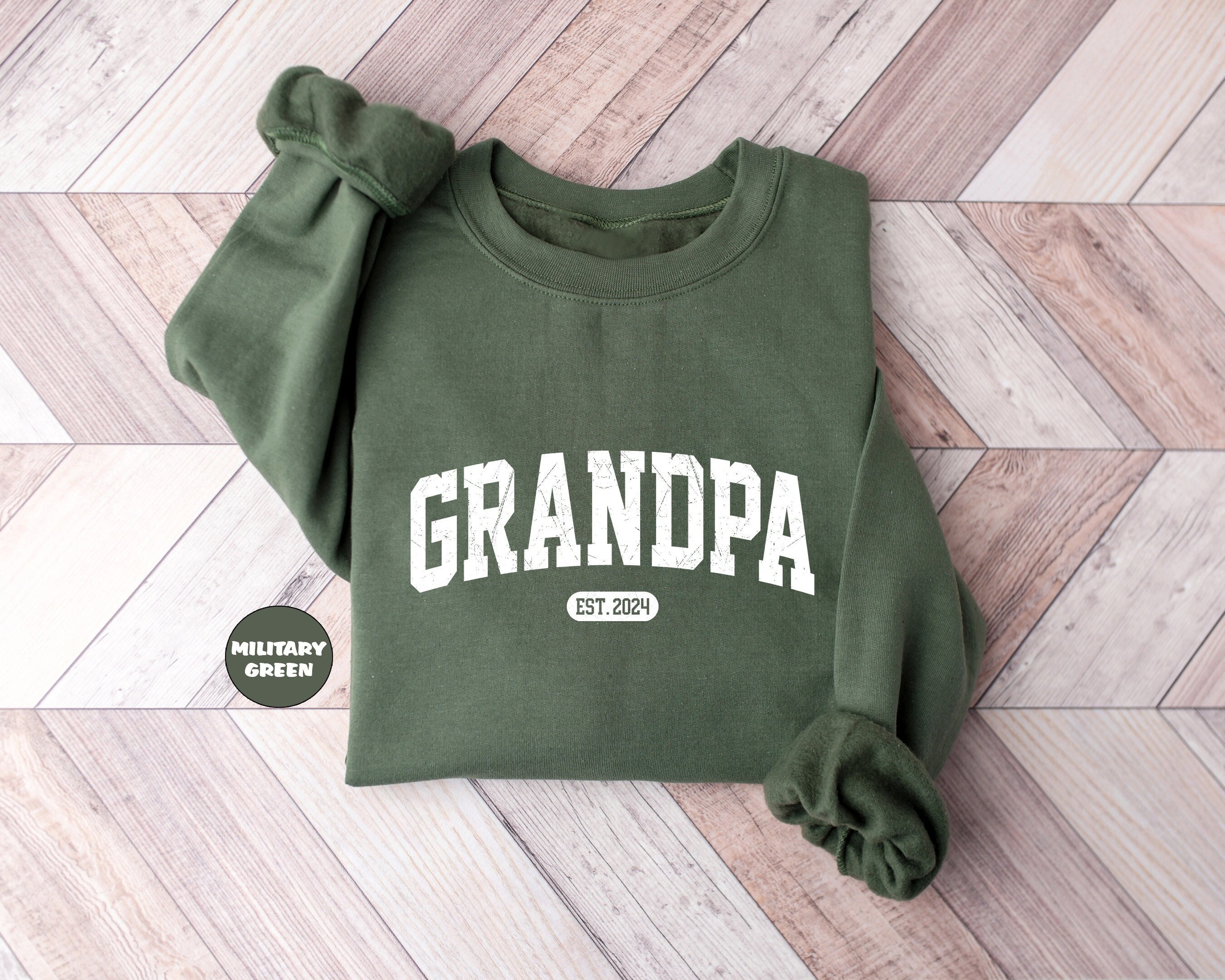 personalized grandpa sweatshirt custom hoodie for new grandfathers announcement outfit ideal for fathers day gifts dryyo scaled