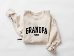 personalized grandpa sweatshirt custom hoodie for new grandfathers announcement outfit ideal for fathers day gifts ejjs3 scaled