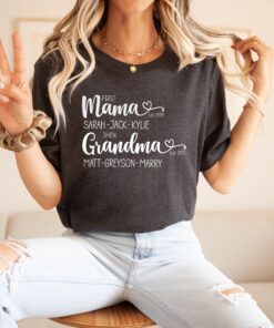 personalized great grandma shirt for mom and grandma custom mothers day announcement funny mom life t shirt idhyx