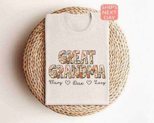 personalized great grandma shirt for mothers day pregnancy announcement unique gift for new great grandmothers 5bt3v