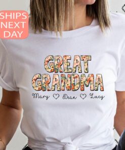 personalized great grandma shirt for mothers day pregnancy announcement unique gift for new great grandmothers odfbk