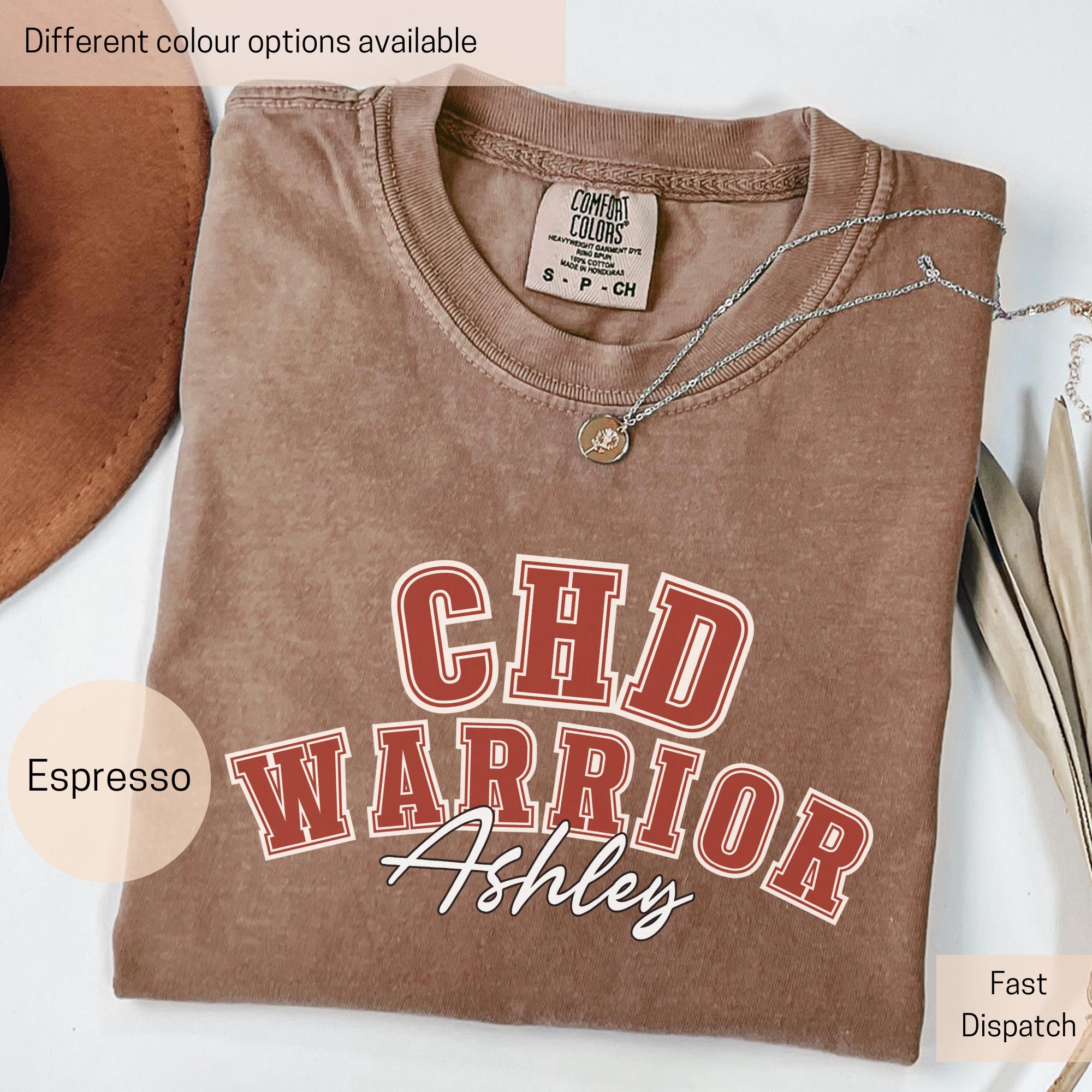 personalized heart warrior shirt for chd awareness custom red february tee for cardiologist support 0qtbb