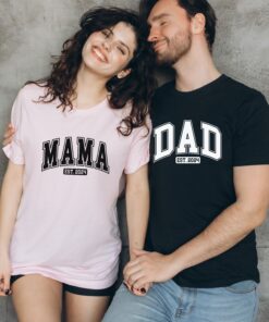 personalized mama and dad matching shirt set for mothers day and fathers day 2024 best mom dad shirts eymiz