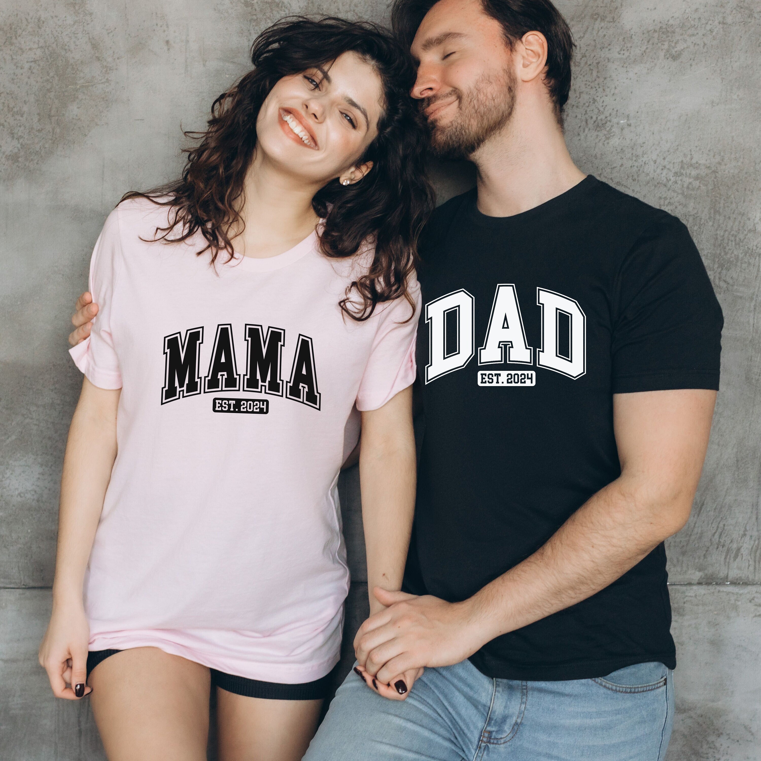 personalized mama and dad matching shirt set for mothers day and fathers day 2024 best mom dad shirts eymiz scaled