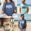 personalized mama and dad matching shirt set for mothers day and fathers day 2024 best mom dad shirts xoocm scaled