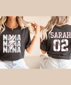 personalized mama baseball shirt with custom name and number for sports teams unique mom life gift ed3ko