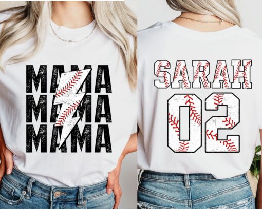 personalized mama baseball shirt with custom name and number for sports teams unique mom life gift vvspc scaled
