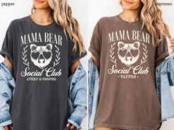 personalized mama bear shirt for pregnancy announcement cute mom life t shirt custom gift for new moms aesthetic design dnbdq scaled