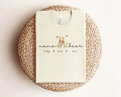 personalized mama bear t shirt for moms cute mothers day shirt custom mom life tee best mom ever gift clw5i
