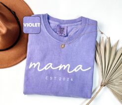 personalized mama est date shirt custom comfort colors t shirt cute mom life tee best mom ever gift for mothers day brjpd scaled
