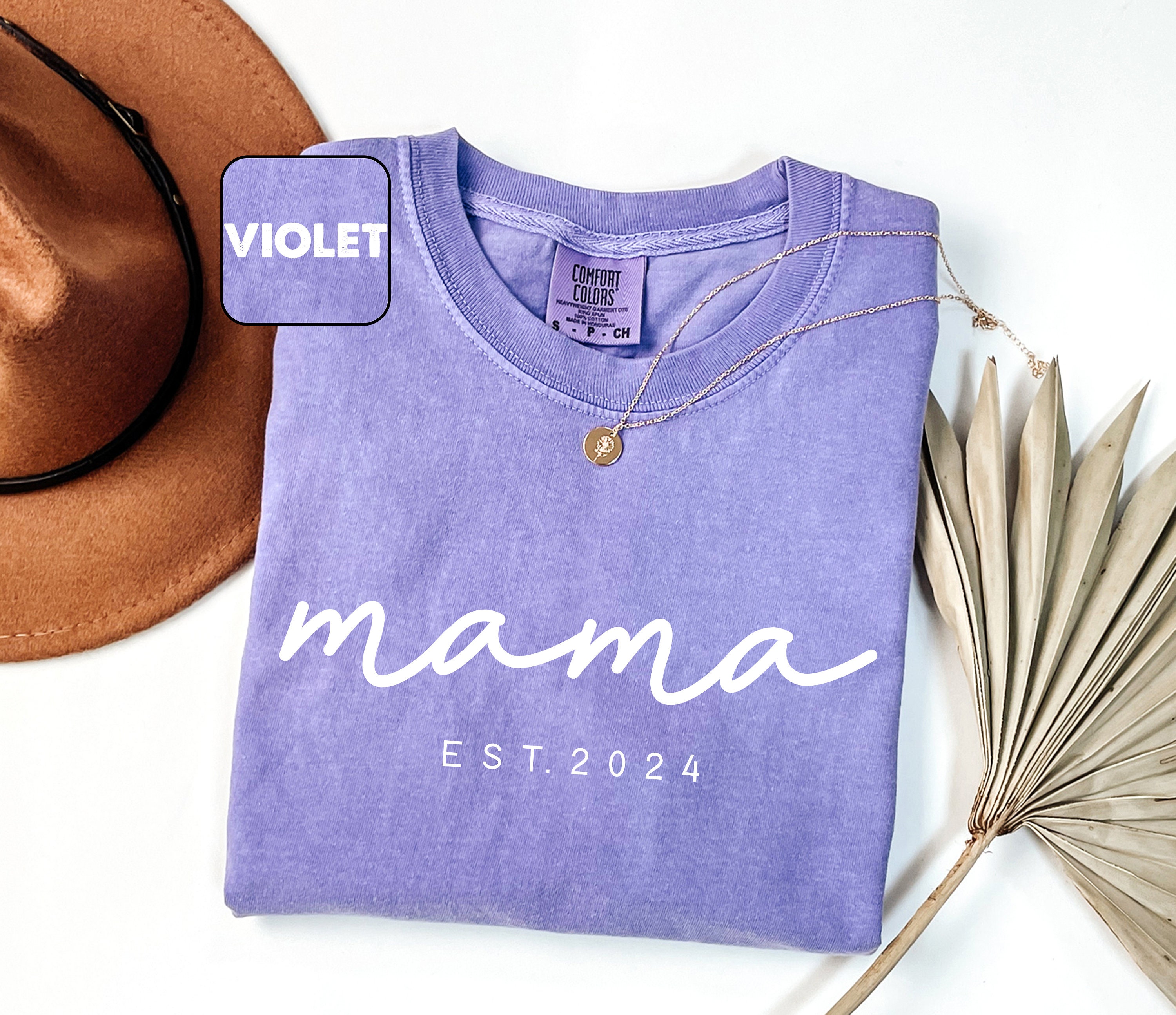 personalized mama est date shirt custom comfort colors t shirt cute mom life tee best mom ever gift for mothers day brjpd scaled