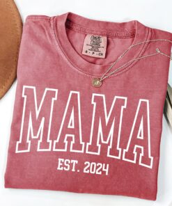 personalized mama est shirt custom mom shirt for mothers day new mom announcement cute mom life t shirt qkzt8