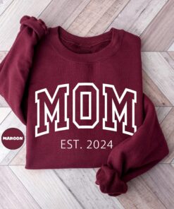 personalized mama hoodie custom mom sweatshirt cute mom to be clothing pregnancy announcement gifts for moms jfmux