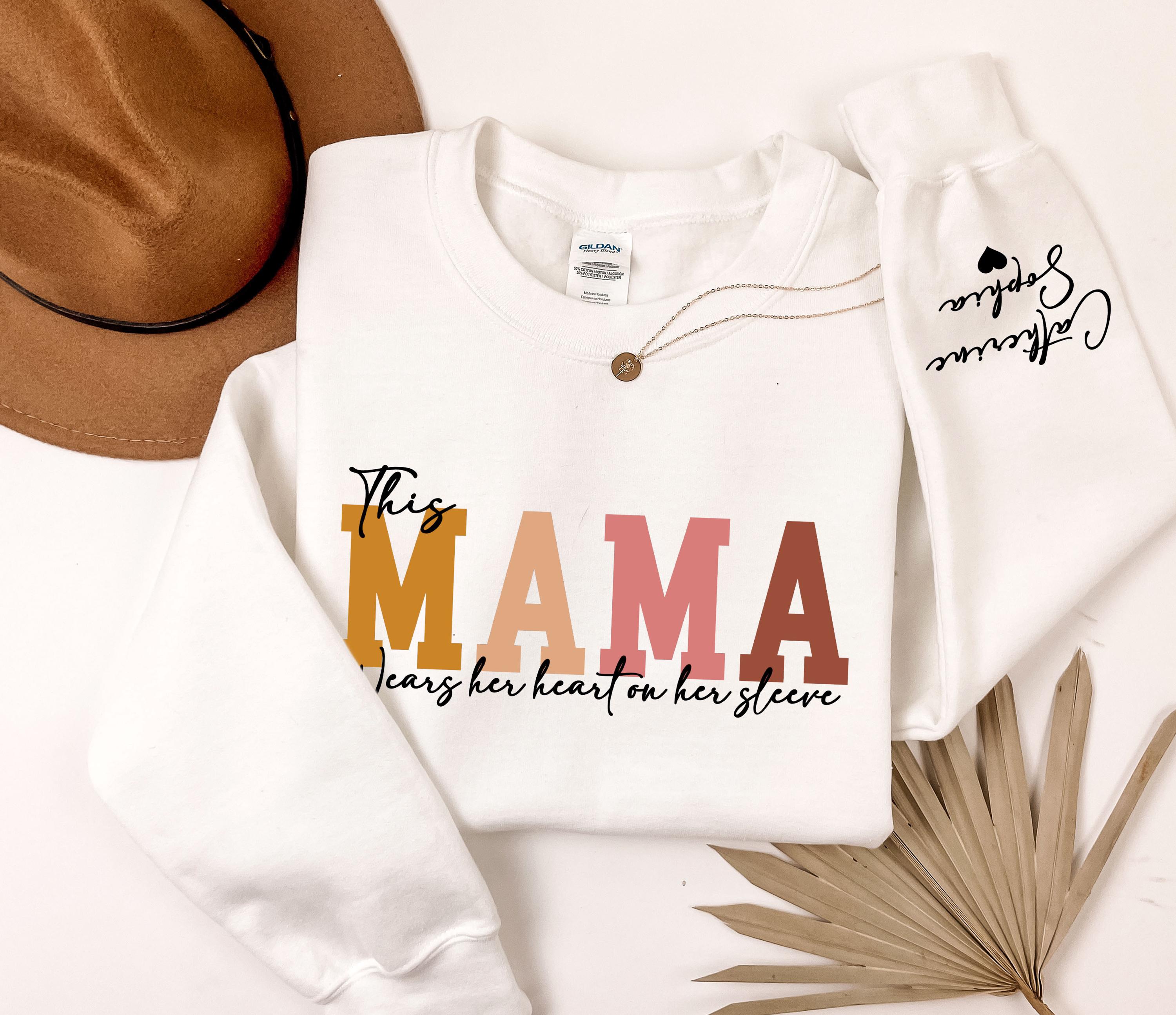 personalized mama hoodie with kids names cute mom sweatshirt for mothers day unique mom life shirt kd4zy scaled