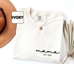 personalized mama shirt minimalist mommy t shirt custom pocket tee mothers day gift unique mama outfit d8pme scaled