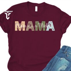 personalized mama shirt with children names custom mom t shirt for mothers day unique mom life tee gift 2p8p8