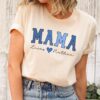 personalized mama shirt with children names custom mom t shirt unique mothers day gift for moms and mamas iz6hm