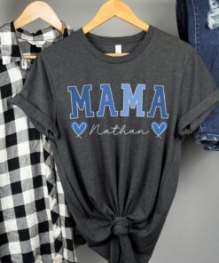 personalized mama shirt with children names custom mom t shirt unique mothers day gift for moms and mamas xtw0p