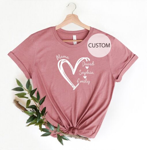 personalized mama shirt with kids names custom mom heart shirt unique mothers day gift for mom or grandma tvlvm scaled