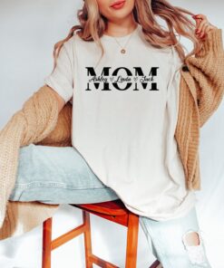 personalized mama shirt with kids names custom mom shirt for mothers day unique gift for new moms and moms everywhere gaxgs