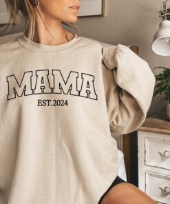 personalized mama sweatshirt custom crewneck for mom mothers day gift unique mama est shirt thoughtful gifts for moms rvzhh