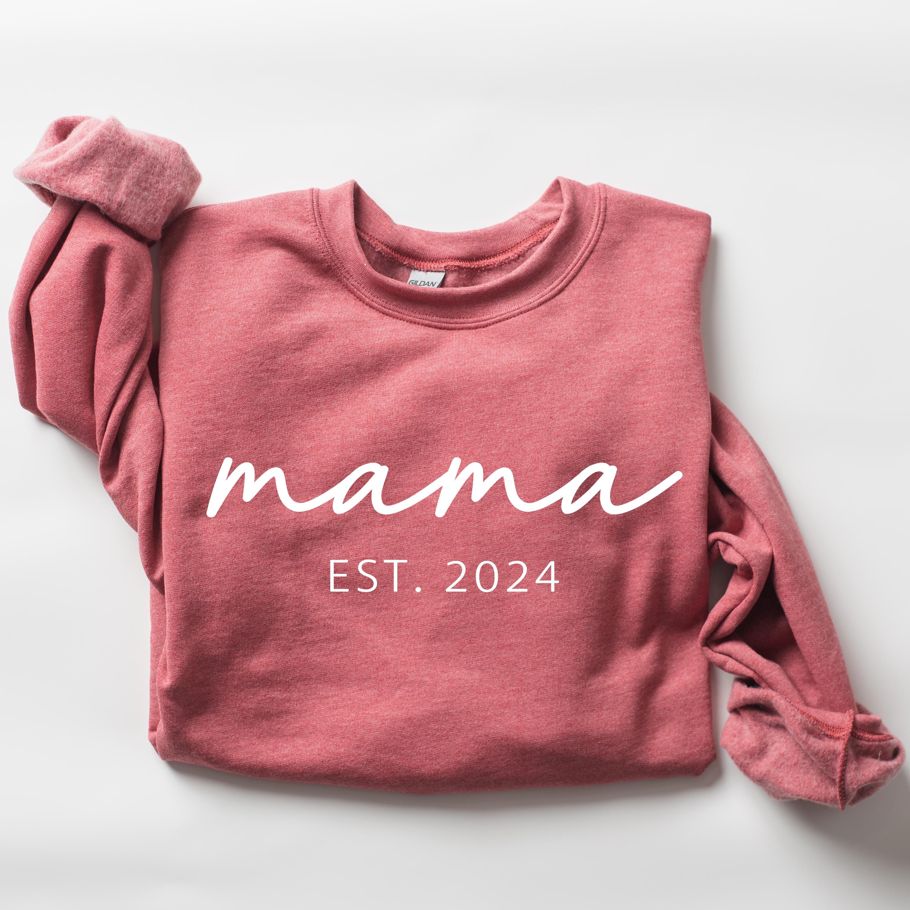 personalized mama sweatshirt custom mom hoodie for new moms pregnancy reveal baby announcement outfit pxmf9 scaled