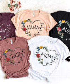 personalized mama sweatshirt with kids name on sleeve custom mom sweater minimalist mom life shirt gift for her nxzb6