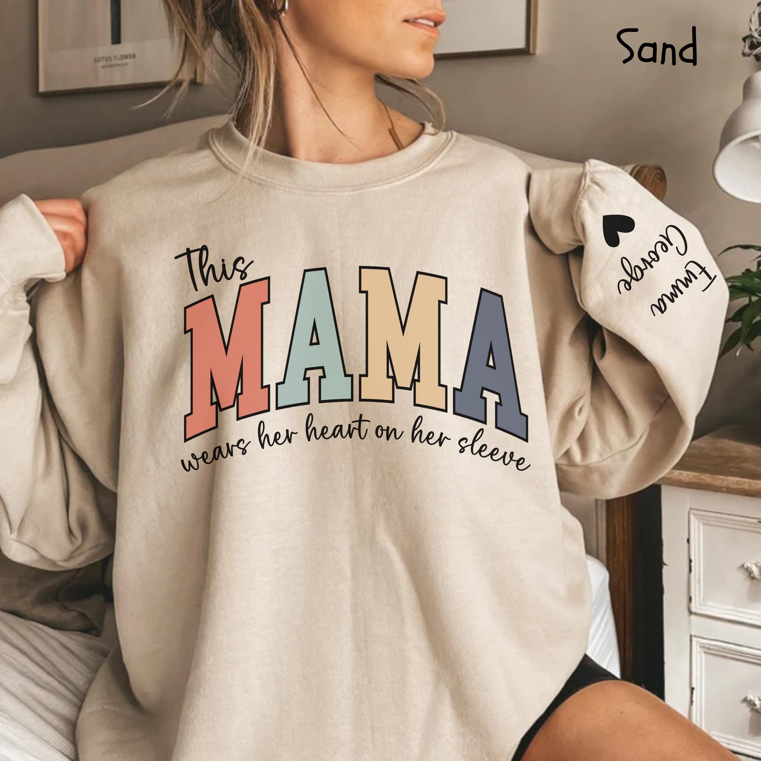 personalized mama sweatshirt with kids names cute mom life shirt for mothers day gifts and custom family apparel n4wd5 scaled