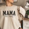 personalized mama sweatshirt with kids names for mothers day custom mom shirt unique gift for moms q3tn0