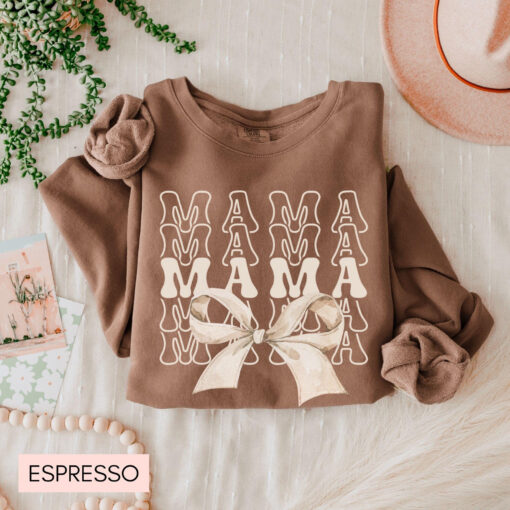 personalized mama sweatshirt with kids names on sleeve for mothers day birthday gift new mom custom apparel ap2lc