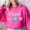 personalized mama valentines day sweatshirt with kids names pink heart long sleeve mom shirt for mothers day and valentines day ioa7l scaled